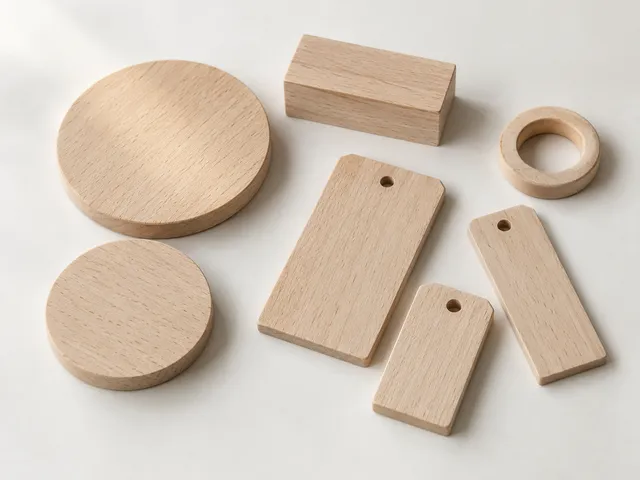 Blanks for your artwork: Unfinished wood shapes, blank ornaments